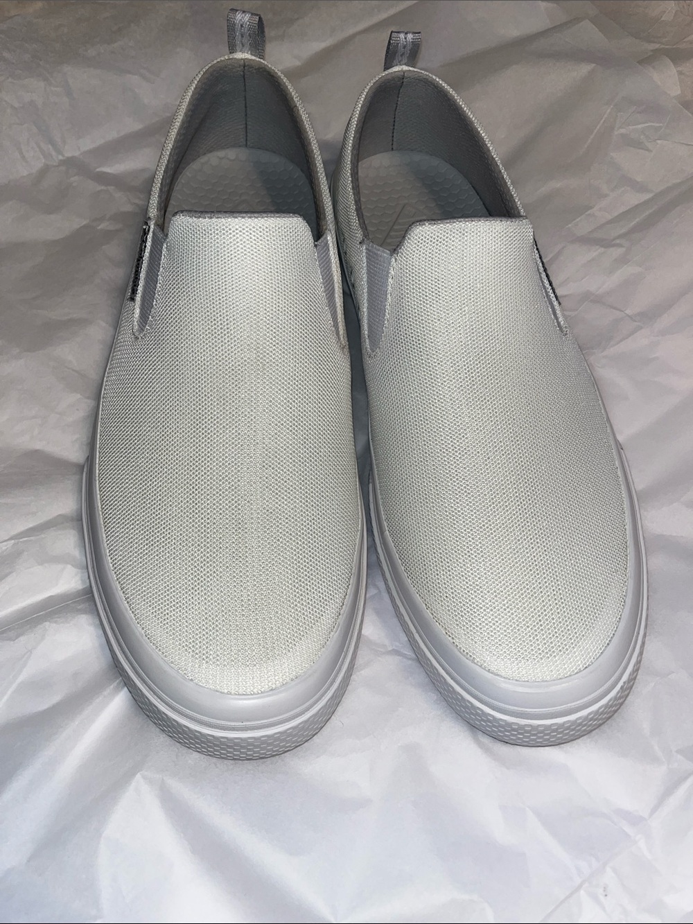 Columbia Slip-On Canvas Loafers in white